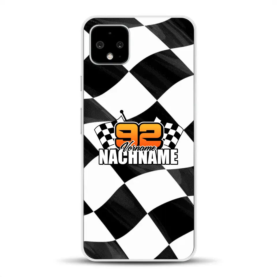 Checkered #1 - Custodia per cellulare personalizzata per Google