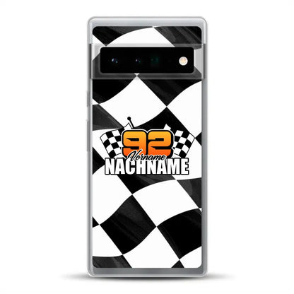 Checkered #1 - Custodia per cellulare personalizzata per Google