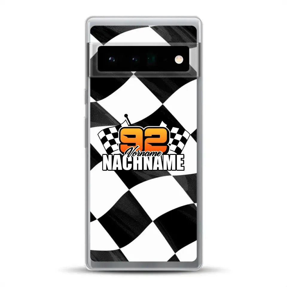 Checkered #1 - Custodia per cellulare personalizzata per Google