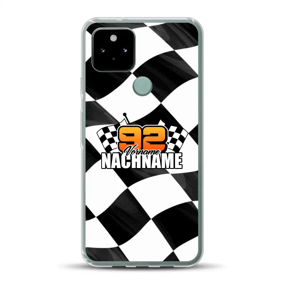 Checkered #1 - Custodia per cellulare personalizzata per Google