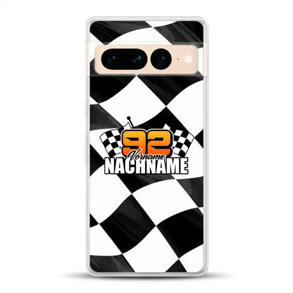 Checkered #1 - Custodia per cellulare personalizzata per Google