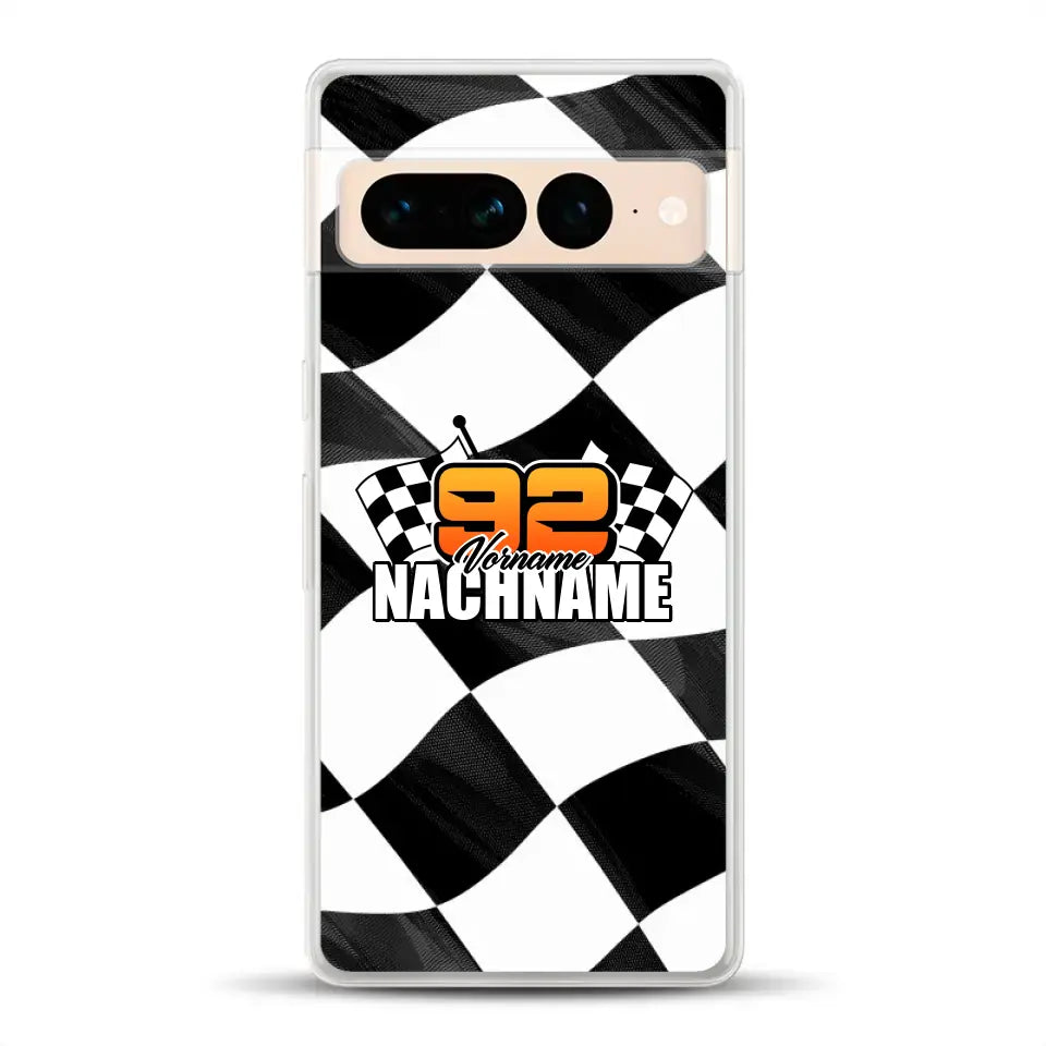 Checkered #1 - Custodia per cellulare personalizzata per Google