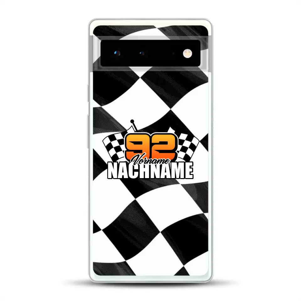Checkered #1 - Custodia per cellulare personalizzata per Google