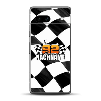 Checkered #1 - Custodia per cellulare personalizzata per Google