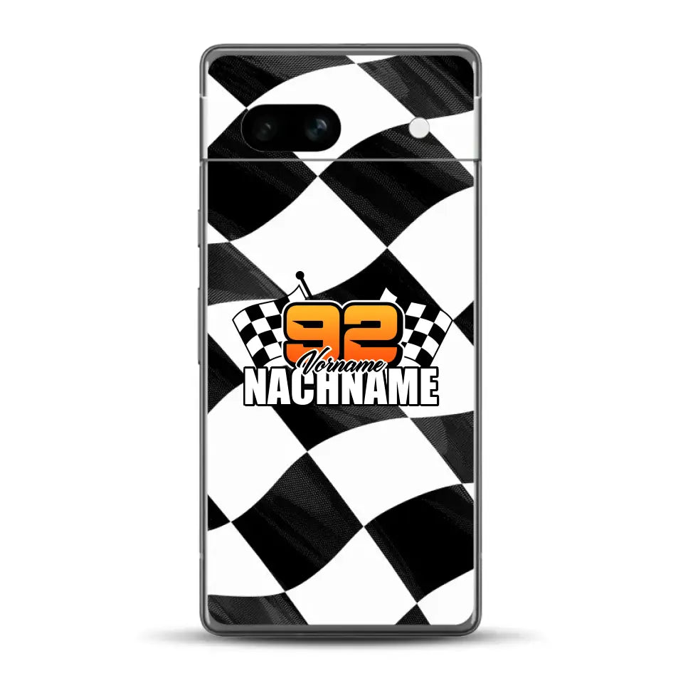 Checkered #1 - Custodia per cellulare personalizzata per Google