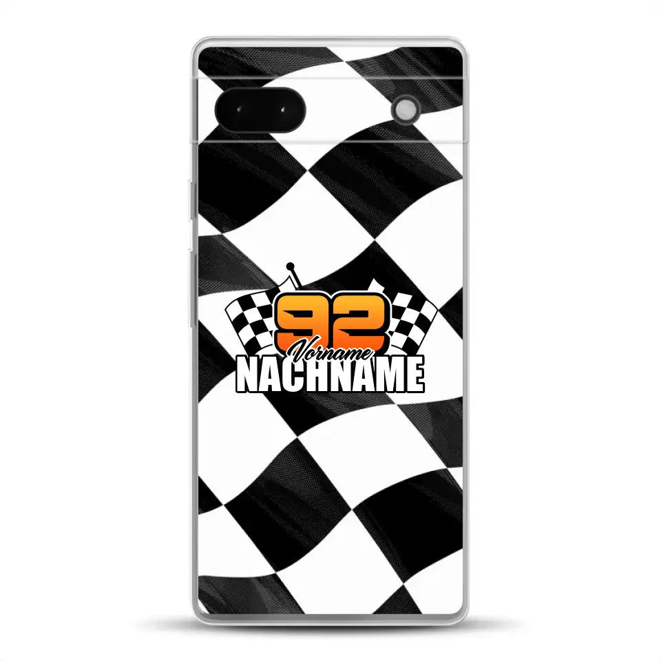 Checkered #1 - Custodia per cellulare personalizzata per Google