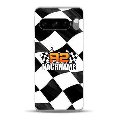 Checkered #1 - Custodia per cellulare personalizzata per Google