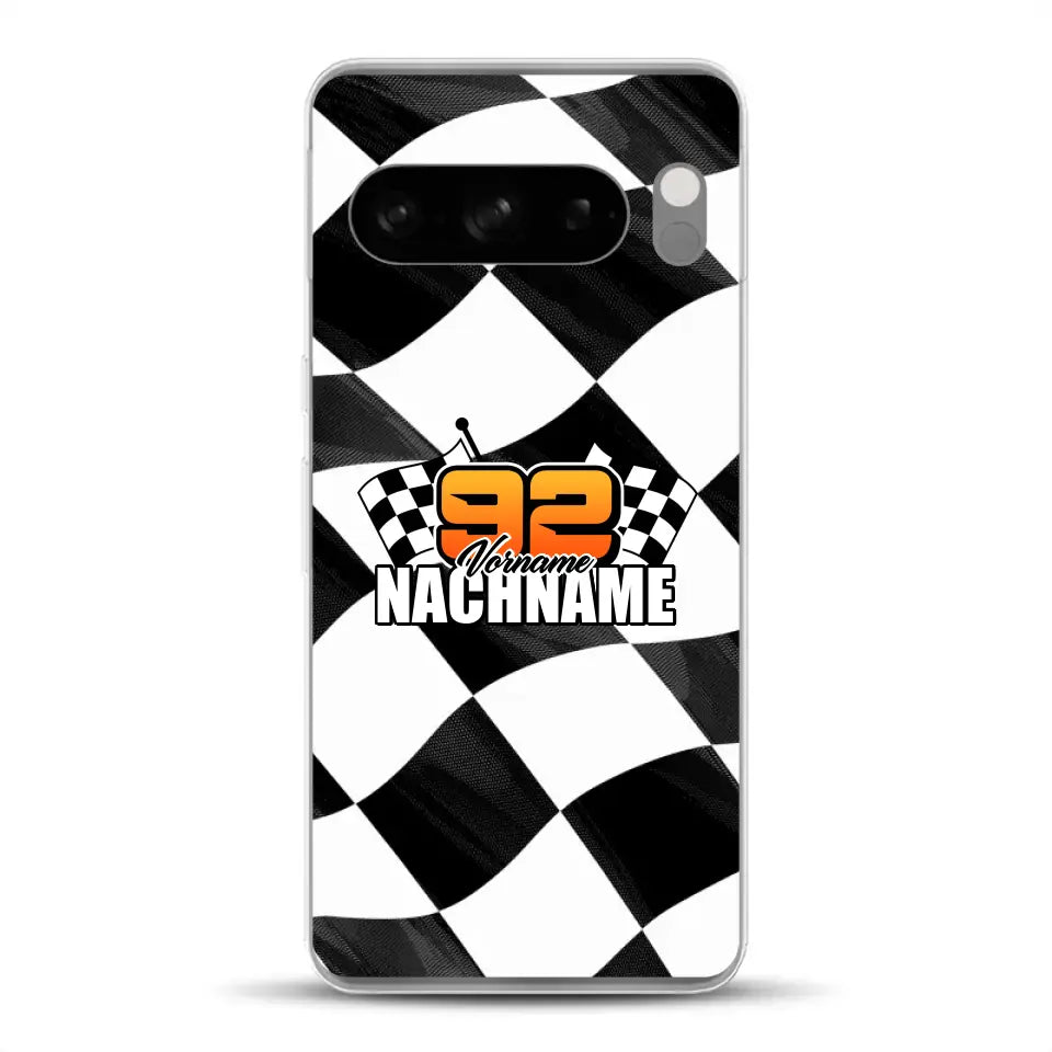 Checkered #1 - Custodia per cellulare personalizzata per Google