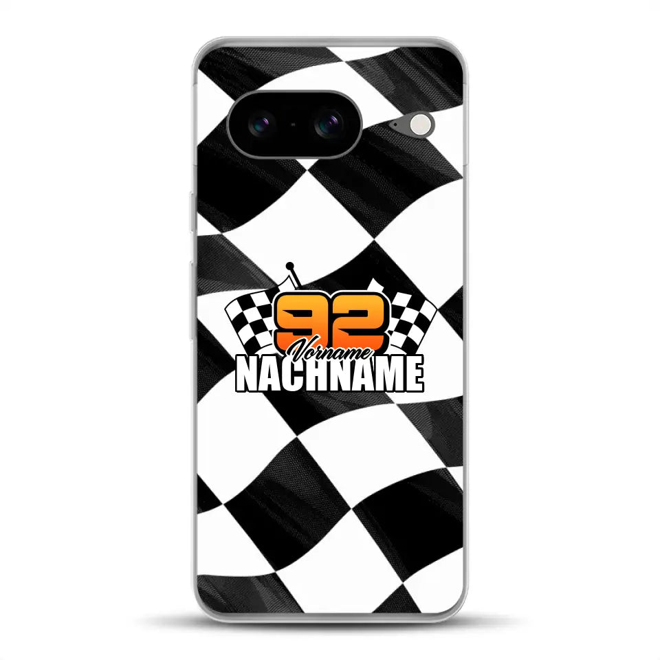 Checkered #1 - Custodia per cellulare personalizzata per Google