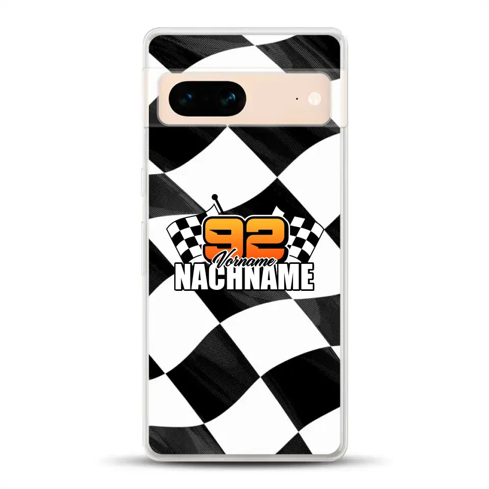 Checkered #1 - Custodia per cellulare personalizzata per Google