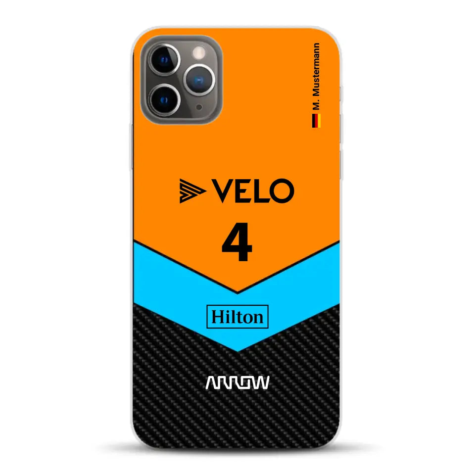 McL F1 Livery - Custodia per cellulare personalizzata per iPhone