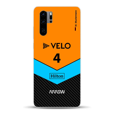McL F1 Livery - Custodia per cellulare personalizzata per Huawei
