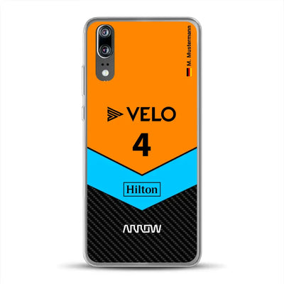 McL F1 Livery - Custodia per cellulare personalizzata per Huawei