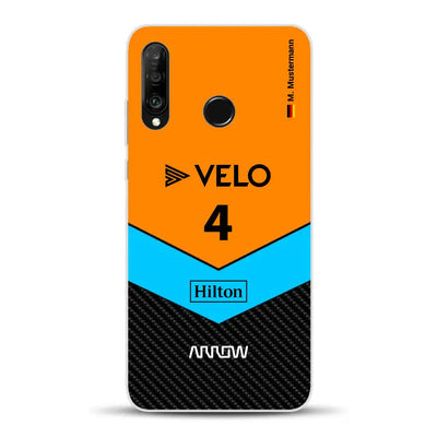 McL F1 Livery - Custodia per cellulare personalizzata per Huawei