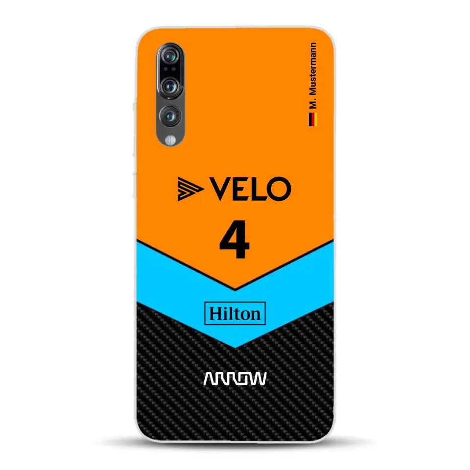 McL F1 Livery - Custodia per cellulare personalizzata per Huawei
