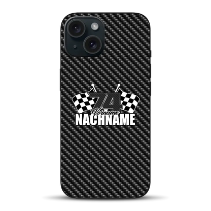 Carbon Style #1 - Individuelle Handyhülle für iPhone