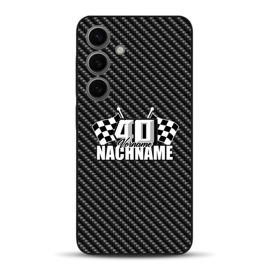 Carbon Style #1 - Custom phone case for Samsung