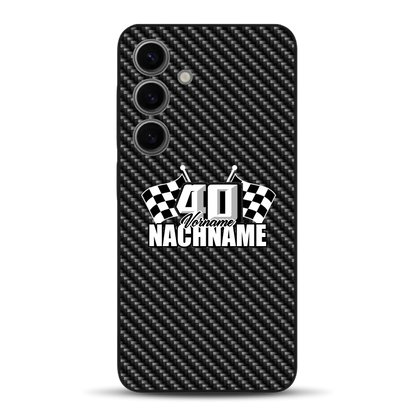 Stile carbonio #1 - Custodia per cellulare personalizzata per Samsung