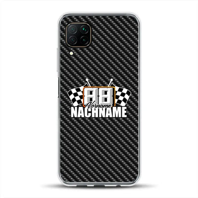 Carbon style #1 - Custom phone case for Huawei
