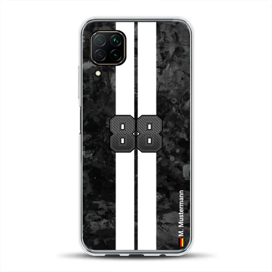 Carbon Style #2 - Individuelle Handyhülle für Huawei