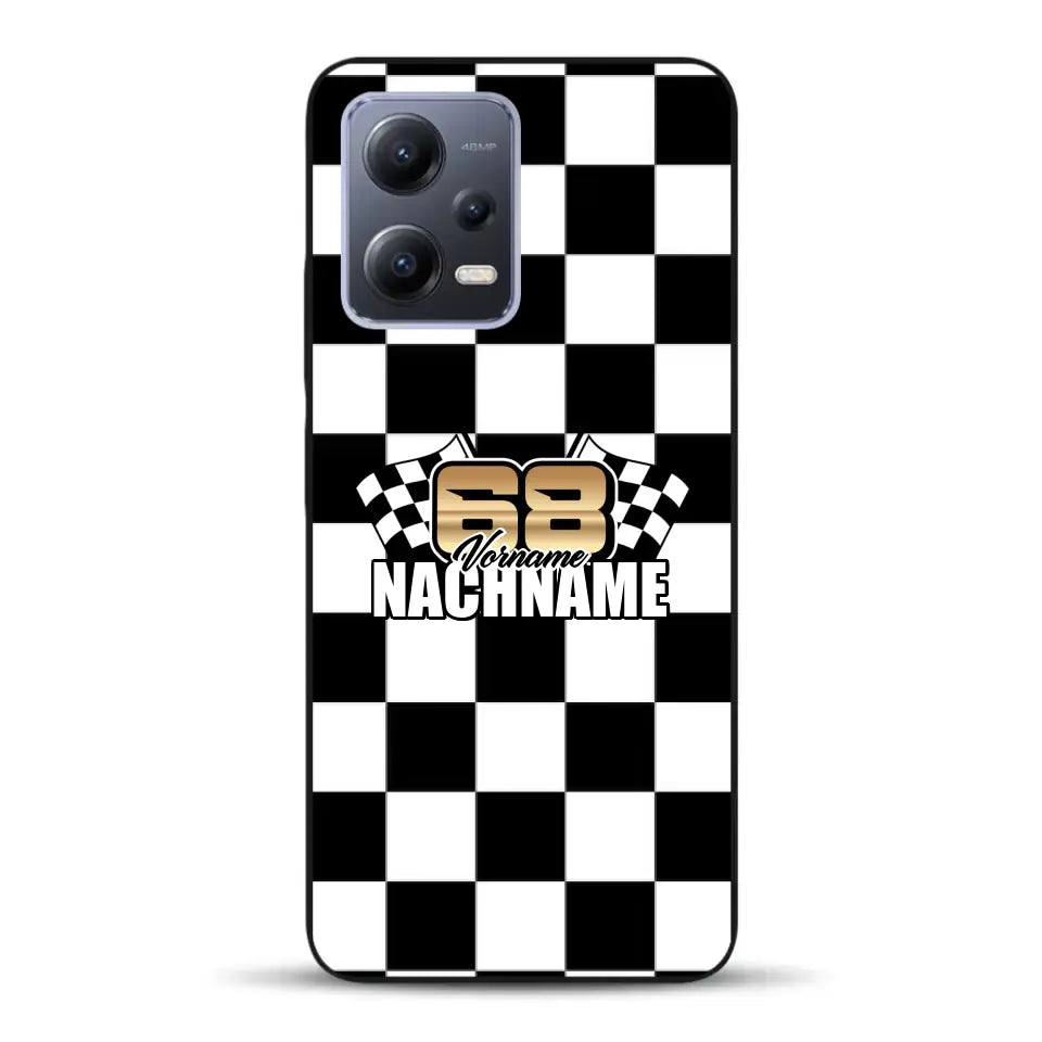 Checkered #1 - Custodia per cellulare personalizzata per Xiaomi