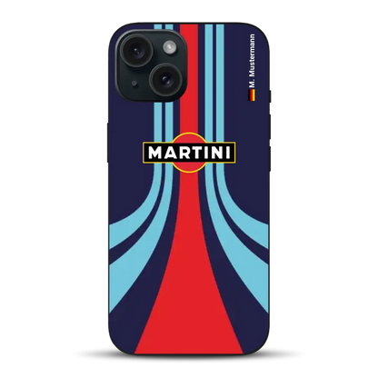 Martini Porsche Livery #2 - Custodia per cellulare personalizzata per iPhone