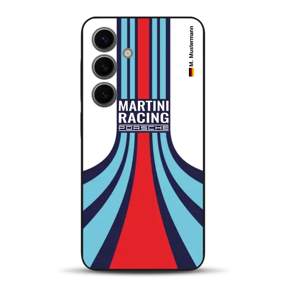 Martini Porsche Livery #1 - Individuelle Handyhülle für Samsung