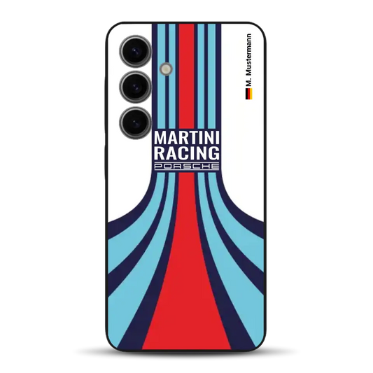 Martini Porsche Livery #1 - Individuelle Handyhülle für Samsung