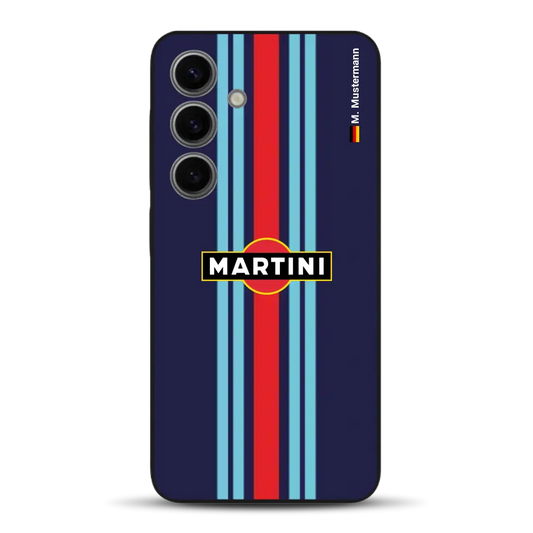 Martini Porsche Livery #2 - Individuelle Handyhülle für Samsung