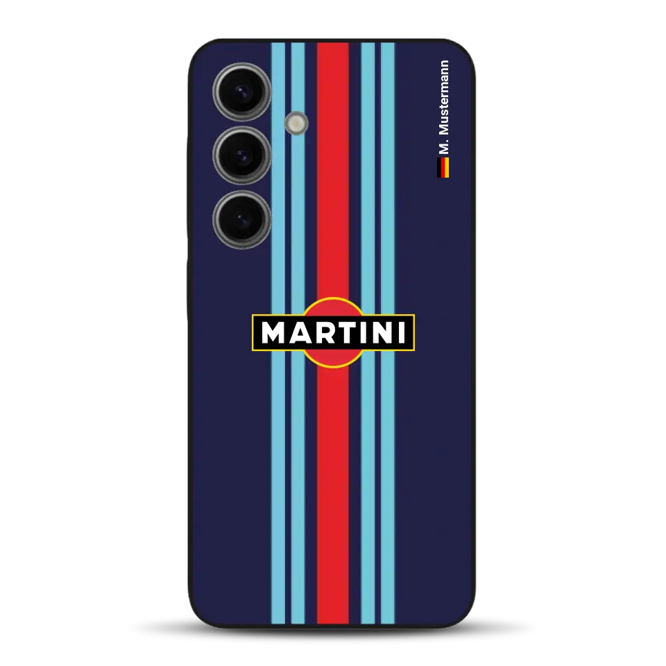 Martini Porsche Livery #2 - Individuelle Handyhülle für Samsung