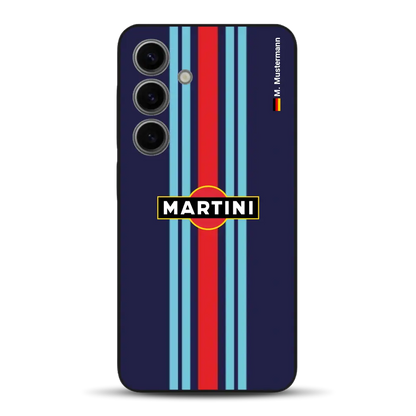 Martini Porsche Livery #2 - Individuelle Handyhülle für Samsung