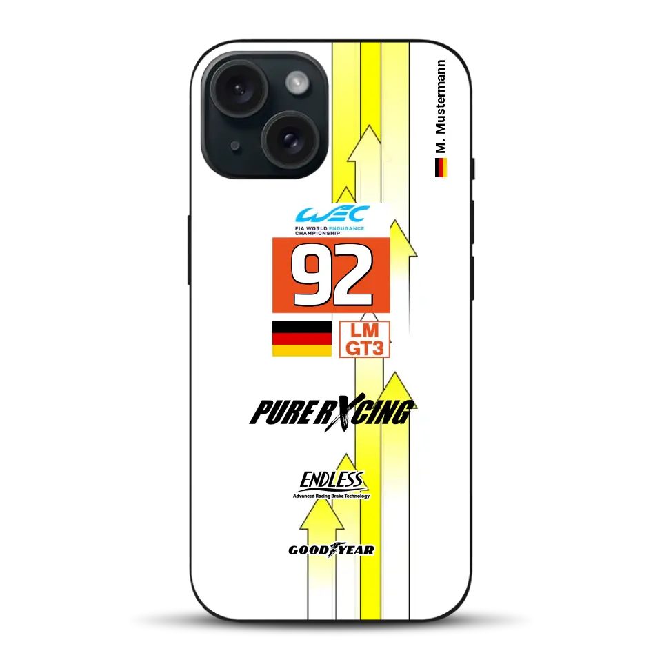 Grellino Porsche GT Livery - Custodia per cellulare personalizzata per iPhone