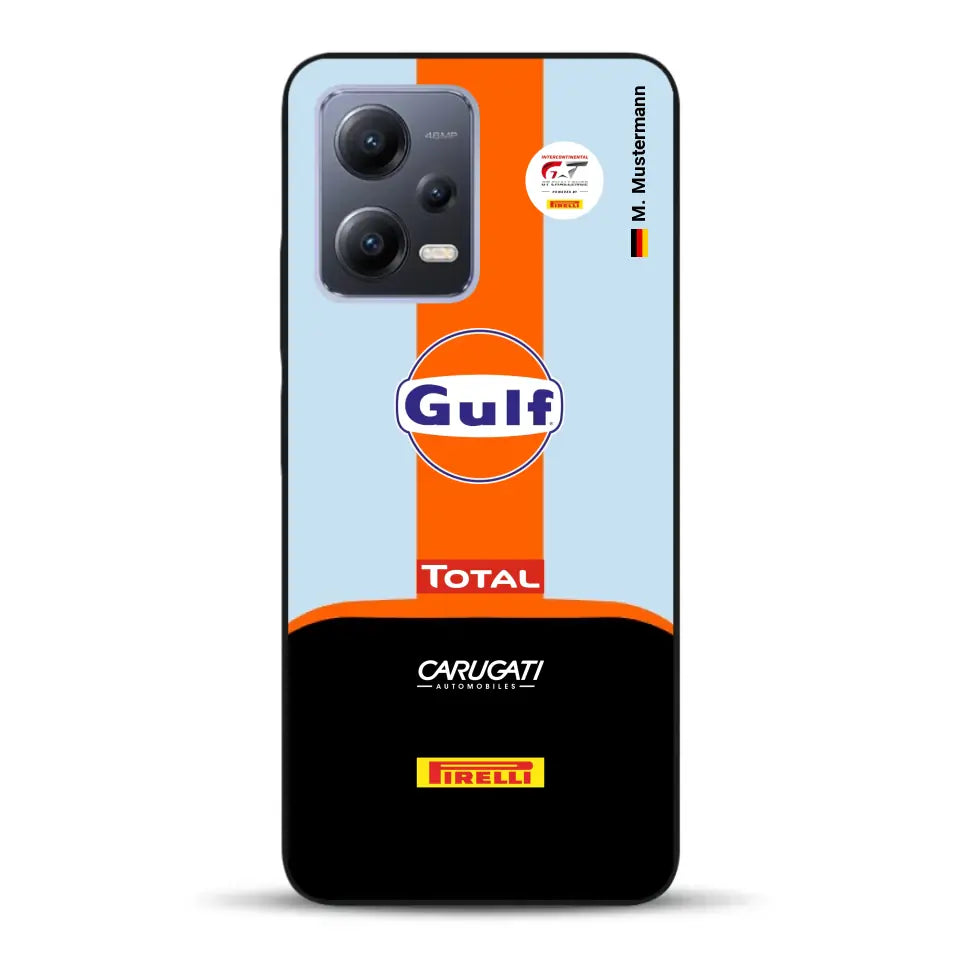 Gulf Porsche GT Livery - Custom phone case for Xiaomi