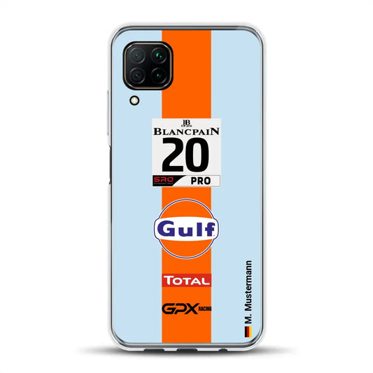 Gulf Porsche GT Livery - Individuelle Handyhülle für Huawei