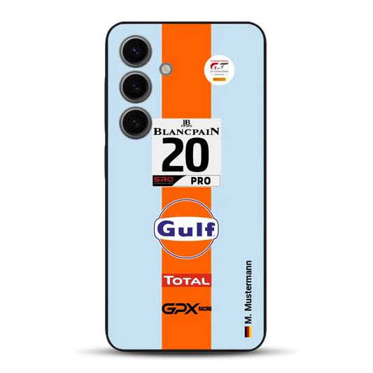 Gulf Porsche GT Livery - Individuelle Handyhülle für Samsung