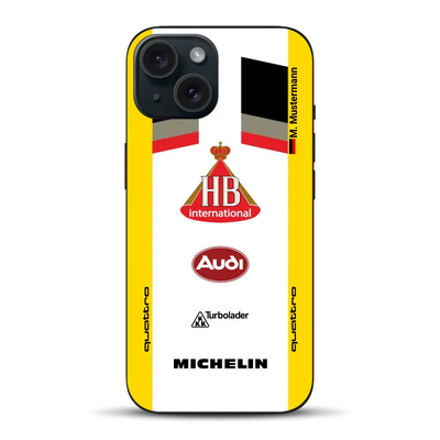 Audi Quattro S1 E2 Gruppe B Livery - Custodia per cellulare personalizzata per iPhone