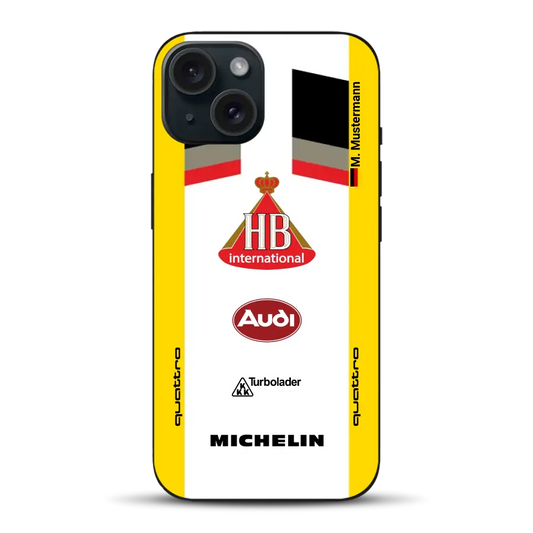 Audi Quattro S1 E2 Gruppe B Livery - Individuelle Handyhülle für iPhone