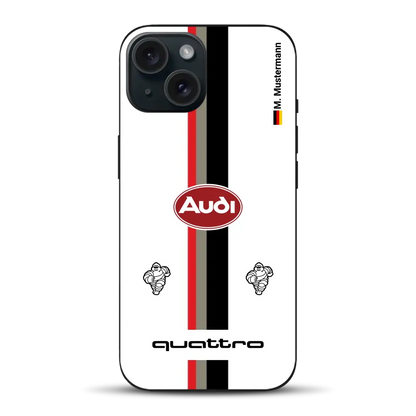 Audi Quattro S1 E2 Pikes Peak Livery - Custodia per cellulare personalizzata per iPhone