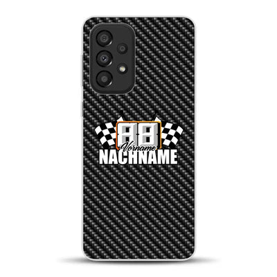 Stile carbonio #1 - Custodia per cellulare personalizzata per Samsung