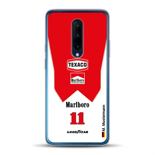 James Hunt McLaren M23 Livery - Individuelle Handyhülle für OnePlus