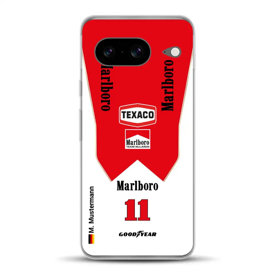 James Hunt McLaren M23 Livery - Individuelle Handyhülle für Google