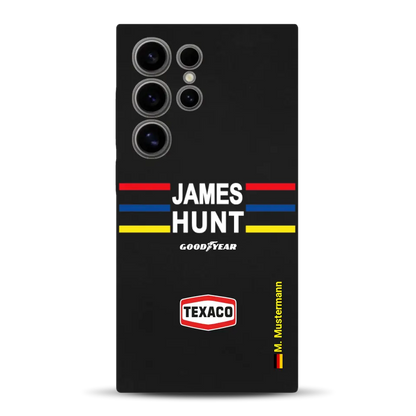 James Hunt Helm Livery - Personnalisé coque pour Samsung