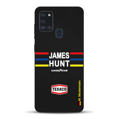 James Hunt Helm Livery - Individuelle Handyhülle für Samsung
