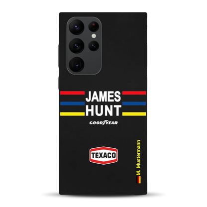 James Hunt Helm Livery - Individuelle Handyhülle für Samsung