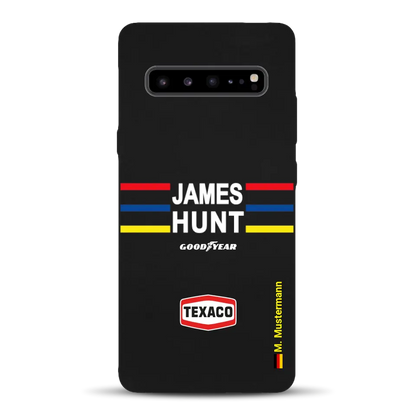 James Hunt Helm Livery - Individuelle Handyhülle für Samsung