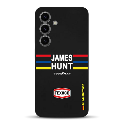 James Hunt Helm Livery - Individuelle Handyhülle für Samsung