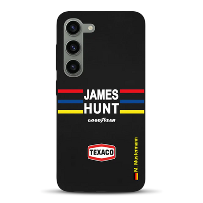 James Hunt Helm Livery - Personnalisé coque pour Samsung