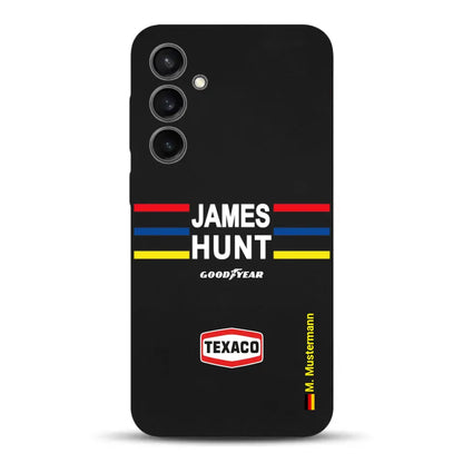 James Hunt Helm Livery - Personnalisé coque pour Samsung