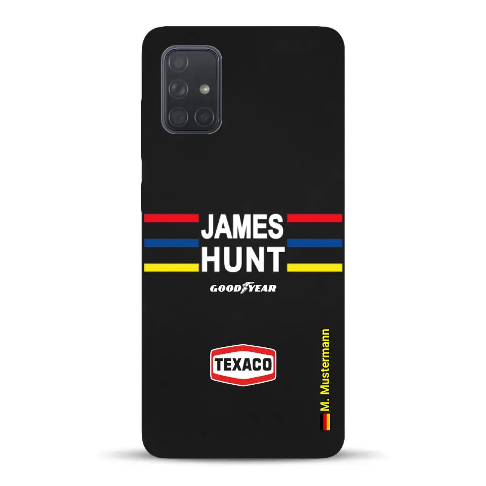 James Hunt Helm Livery - Personnalisé coque pour Samsung