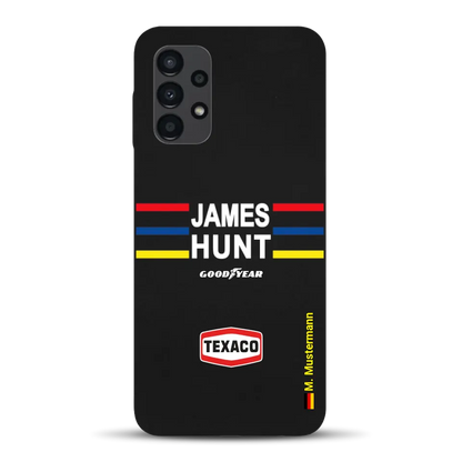 James Hunt Helm Livery - Individuelle Handyhülle für Samsung